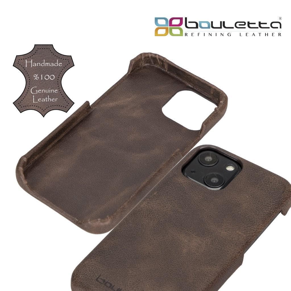 Bouletta Full Leather Coating Back Cover for Apple iPhone 13 Series