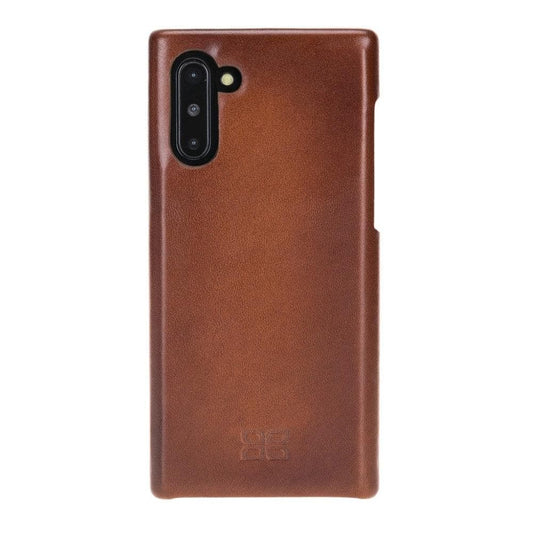 Bouletta Full Leather Coating Back Cover for  Samsung Galaxy Note 10 Series Note 10 / Tan