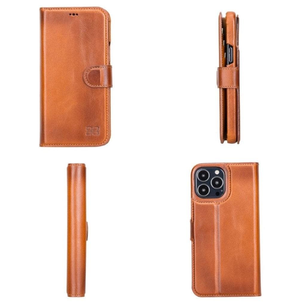 Bouletta Full Leather Coating Detachable Wallet Case for Apple iPhone 13 Series