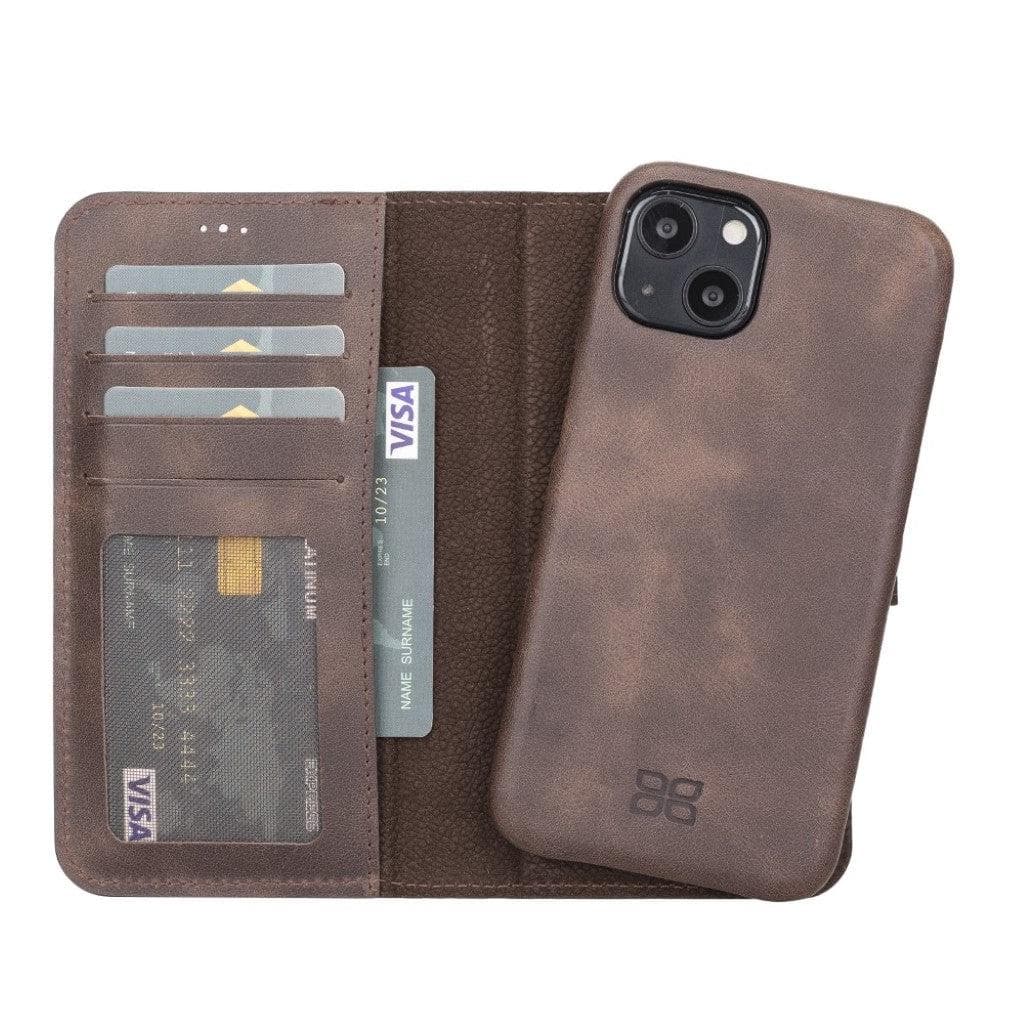 Bouletta Full Leather Coating Detachable Wallet Case for Apple iPhone 13 Series