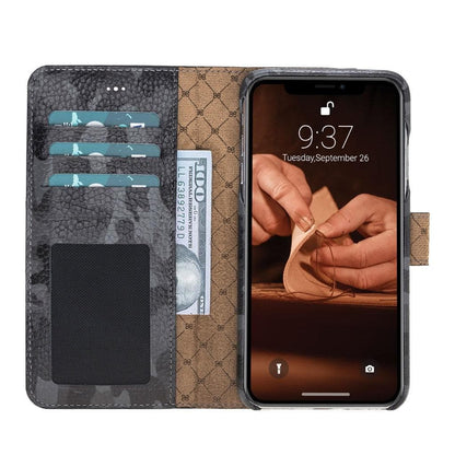 Bouletta Full Leather Coating Detachable Wallet Case for Apple iPhone X Series