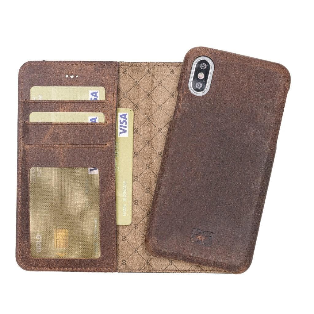 Bouletta Full Leather Coating Detachable Wallet Case for Apple iPhone X Series