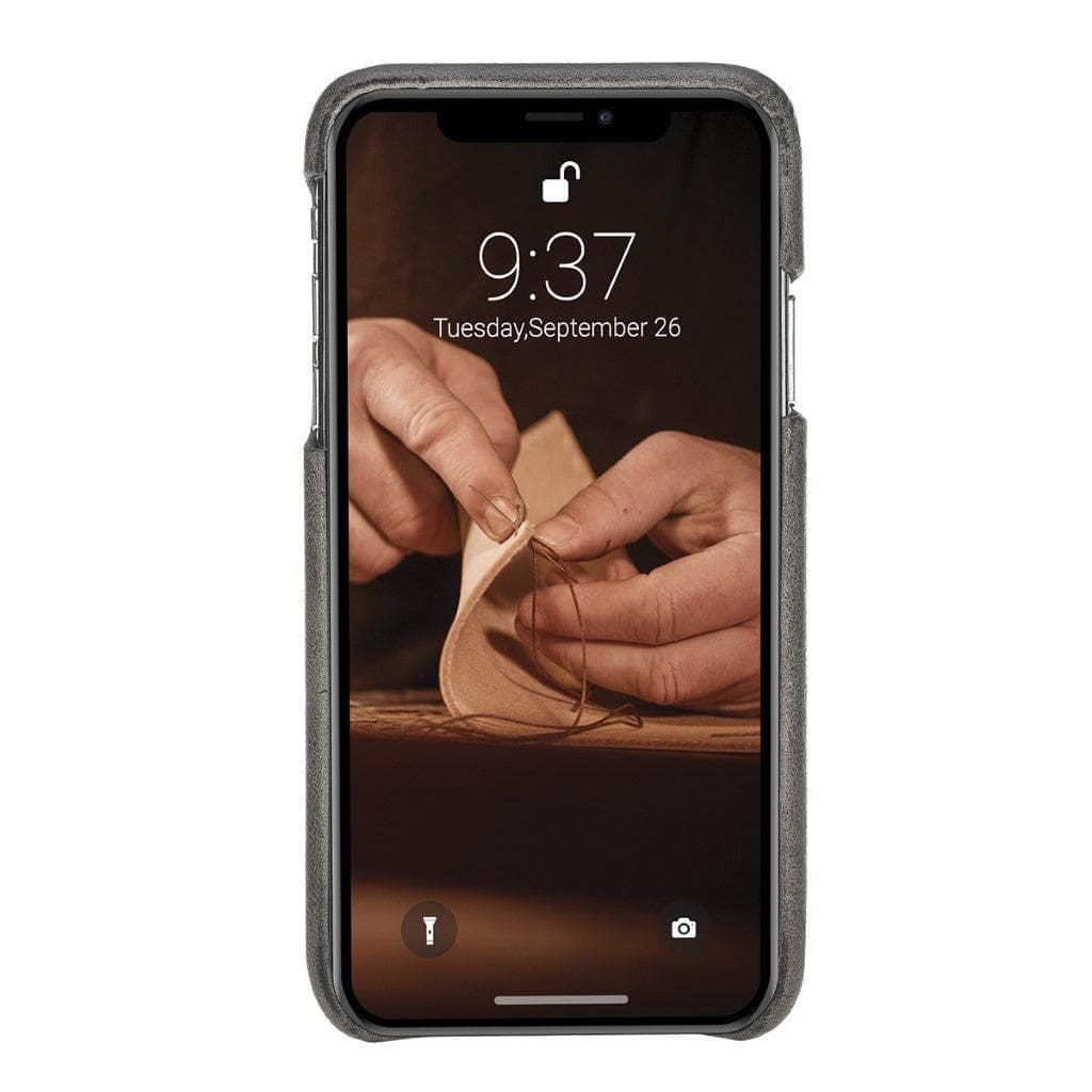 Bouletta Full Leather Covered Back Cover for Apple iPhone X Series