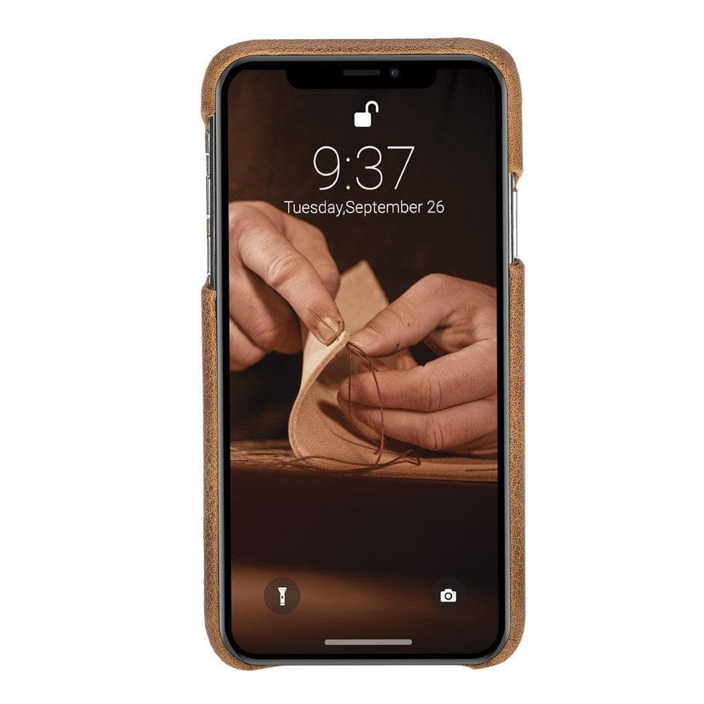 Bouletta Full Leather Covered Back Cover for Apple iPhone X Series