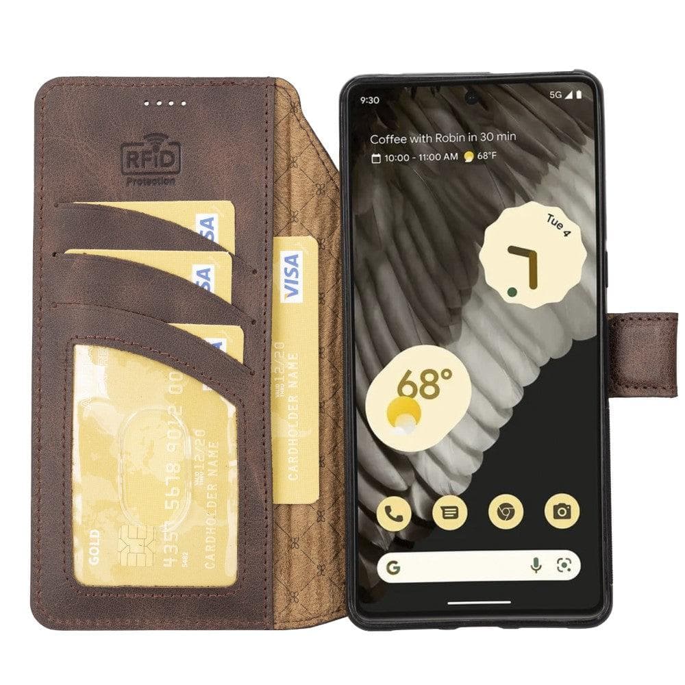 Bouletta Google Pixel 7 Series Leather DetacHable Wallet Cases Google Pixel 7 Pro / Brown