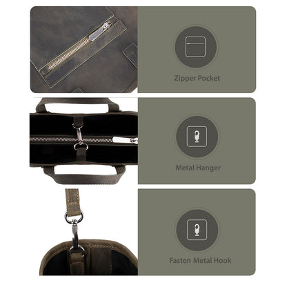 Valetto Leather Tote Bag