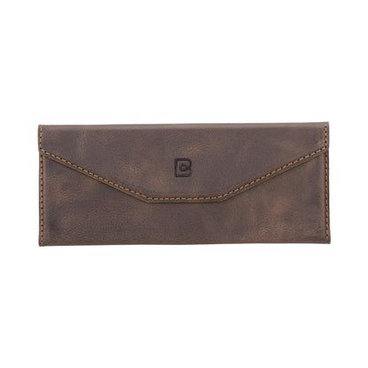 Bouletta Handmade Genuine Leather Eyewear Case - Magnetic Triangular Design