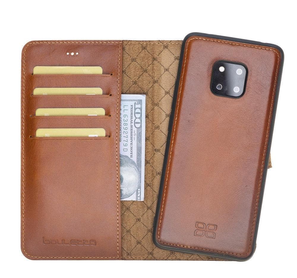 Bouletta Huawei Mate 20 Leather Magnetic Leather Case Tan