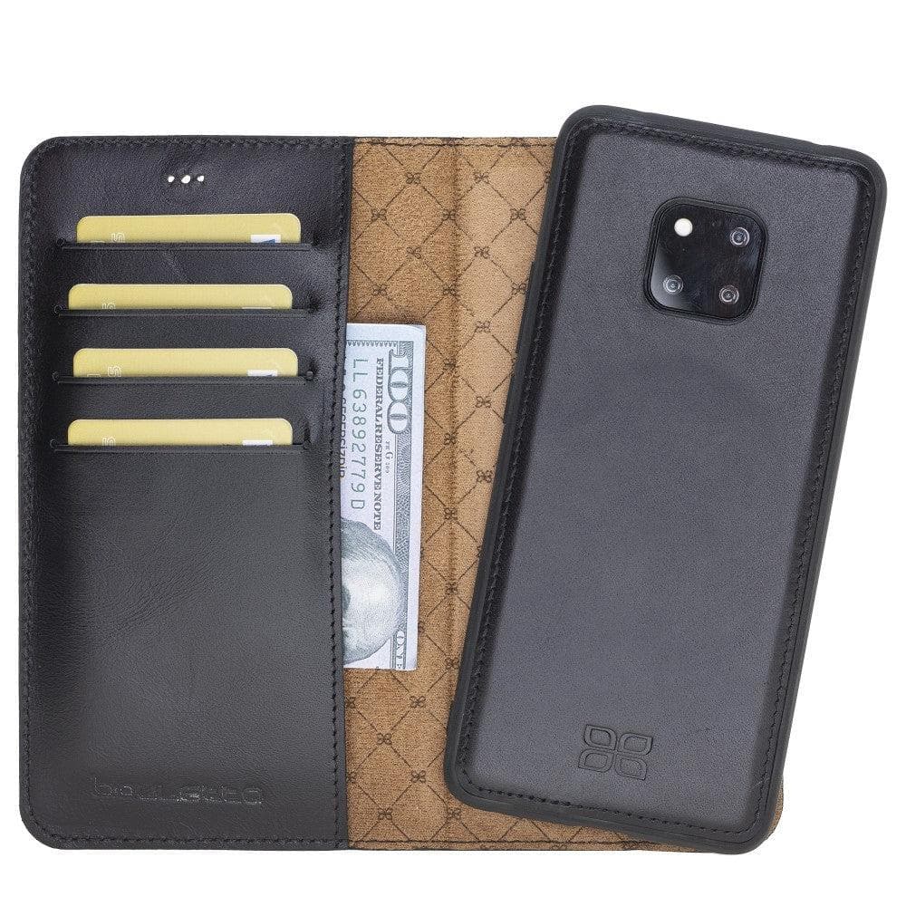 Bouletta Huawei Mate 20 Leather Magnetic Leather Case Black