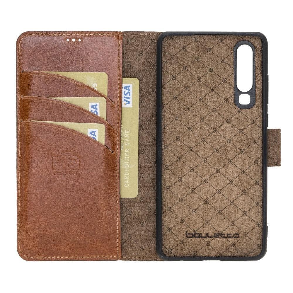 Bouletta Huawei P30 Leather Detachble Magic Wallet Case Huawei P30 / Rustic Tan