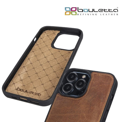 Bouletta Apple iPhone 13 Series Leather Case with Flexible Back Cover