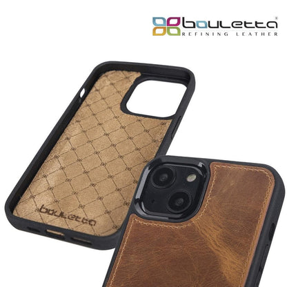 Bouletta Apple iPhone 13 Series Leather Case with Flexible Back Cover