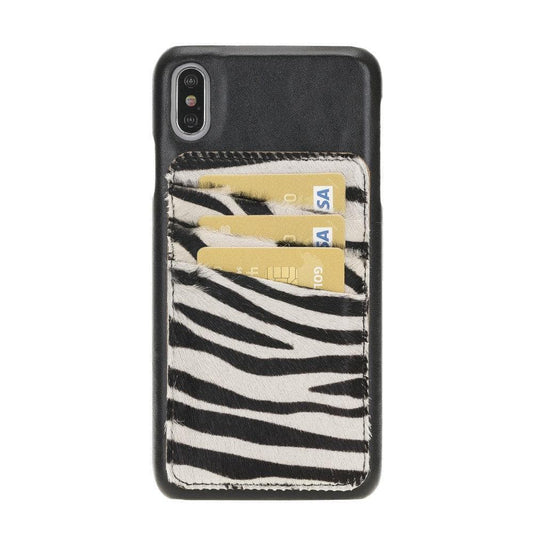 Bouletta iPhone X Series Ultimate Jacket Cases with Detachable Card Holder Zebra