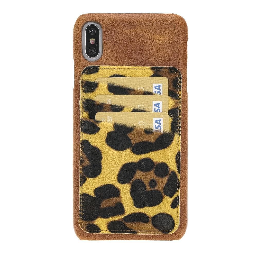 Bouletta iPhone X Series Ultimate Jacket Cases with Detachable Card Holder Leopard