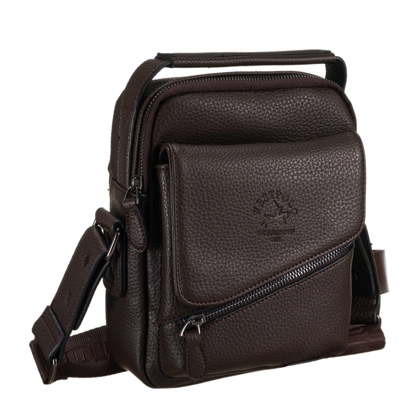 PU Leather Men's Handbag, 7042