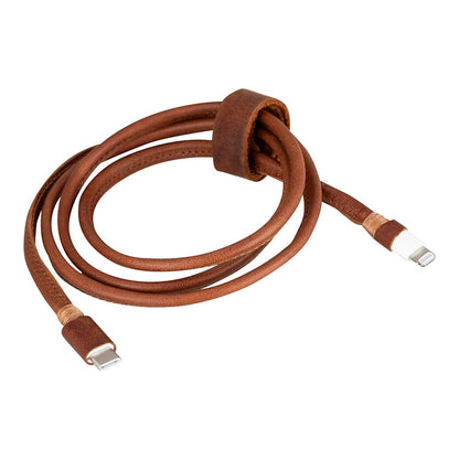 Bouletta Leather Covered Original Apple Data/Charging Cable ( Cable Included )