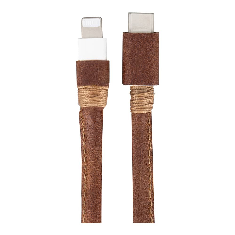 Bouletta Leather Covered Original Apple Data/Charging Cable ( Cable Included )