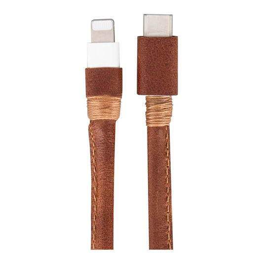 Bouletta Leather Covered Original Apple Data/Charging Cable ( Cable Included )