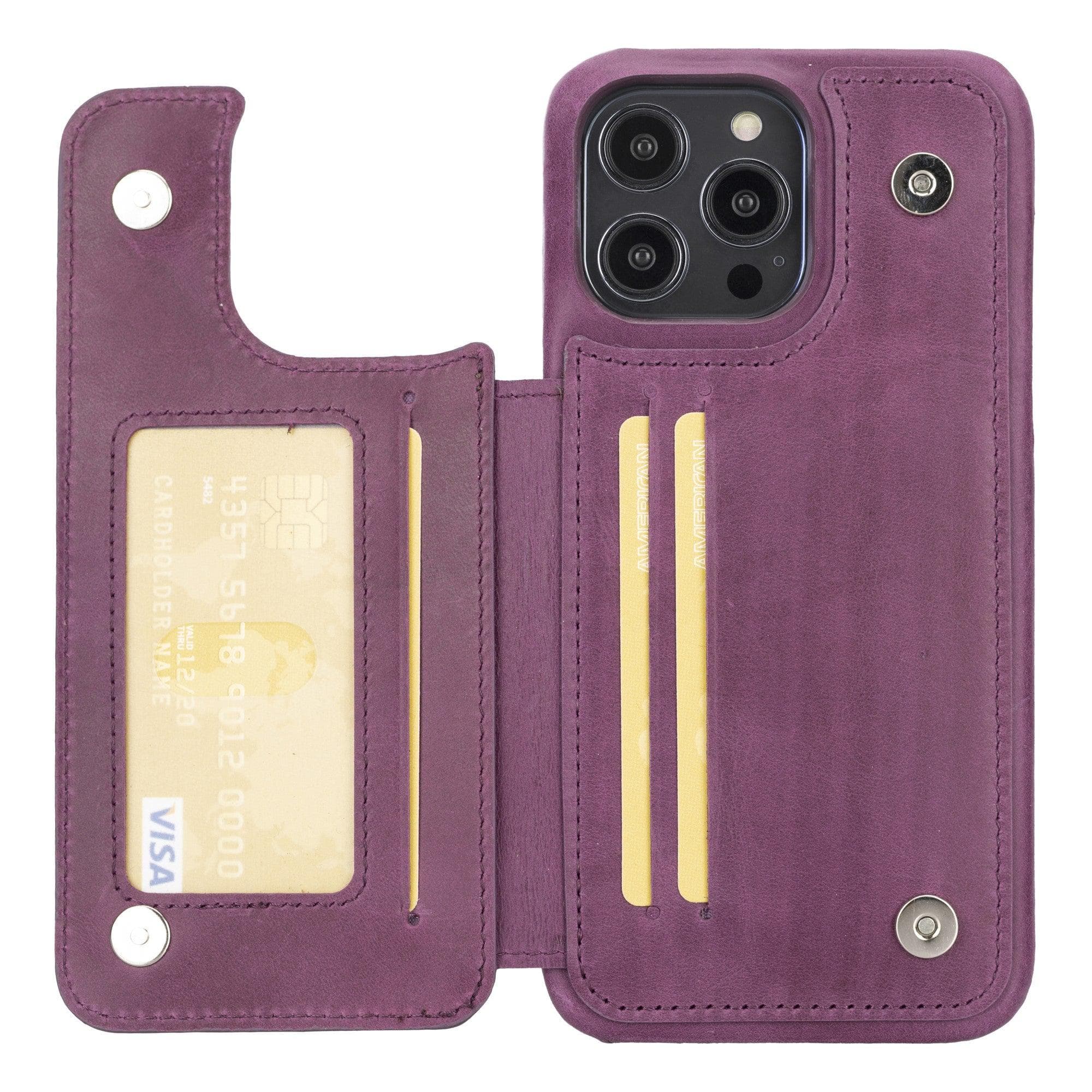 Bouletta Leather Slim Ultimate Book Wallet Apple iPhone 14 Series iPhone 14 Pro Max / Purple