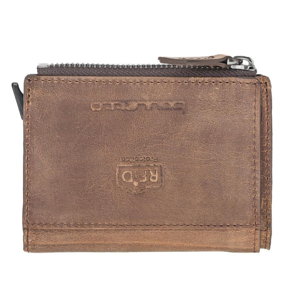 Bouletta Leather Zip Mechanical Card Holder