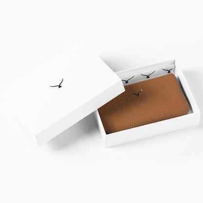 3002 Unisex Leather Coin Purse With Zipper