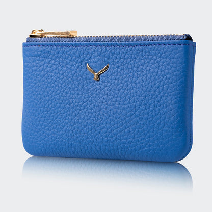 3002 Unisex Leather Coin Purse With Zipper