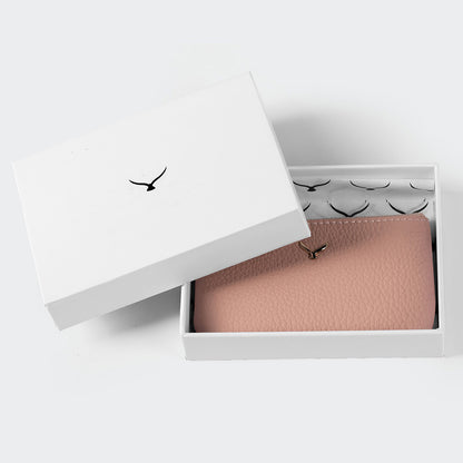 3002 Unisex Leather Coin Purse With Zipper