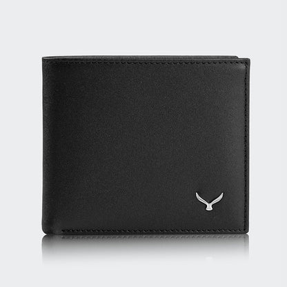 4003 Men Leather Wallet With Two Compartments And Coin Packets