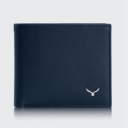 4003 Men Leather Wallet With Two Compartments And Coin Packets