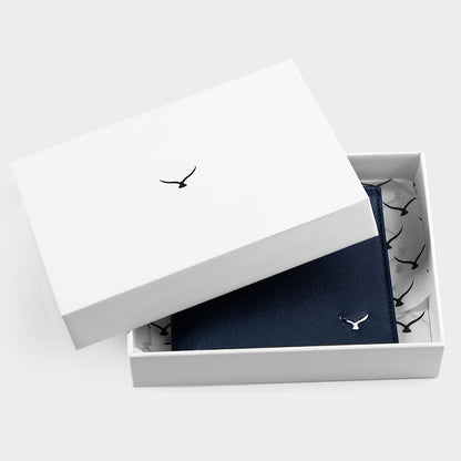 4003 Men Leather Wallet With Two Compartments And Coin Packets