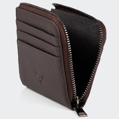 4506 Men Leather Card Holder With Zipper
