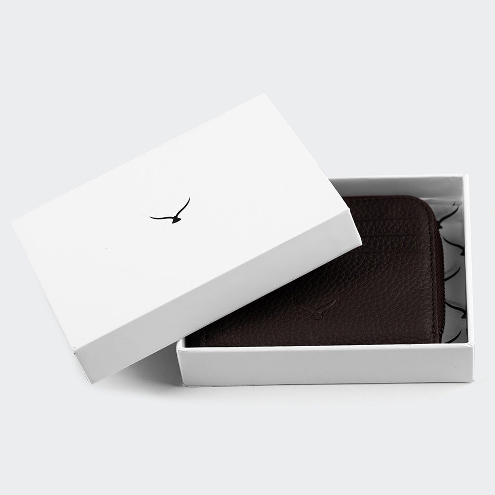 4506 Men Leather Card Holder With Zipper