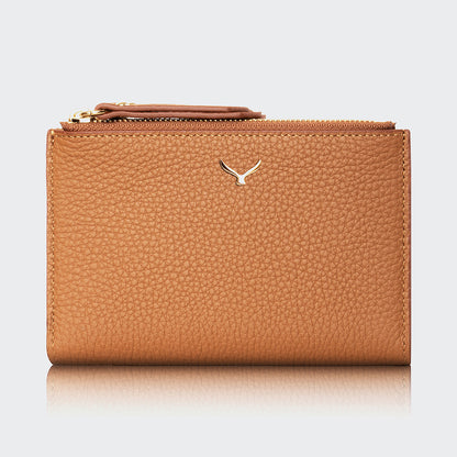 5107 Women Two Pocket Leather Wallet With Magnetic Closure