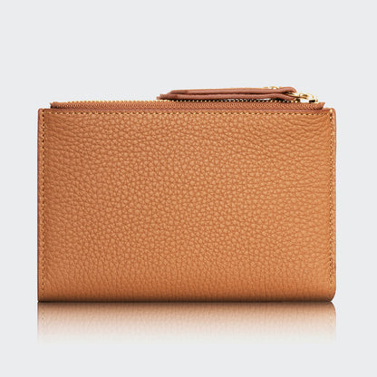 5107 Women Two Pocket Leather Wallet With Magnetic Closure