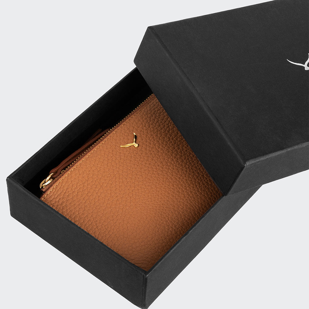 5107 Women Two Pocket Leather Wallet With Magnetic Closure