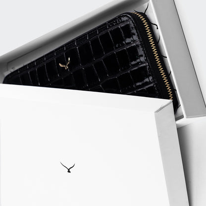 5110 Women Large Leather Wallet With Triple Compartments