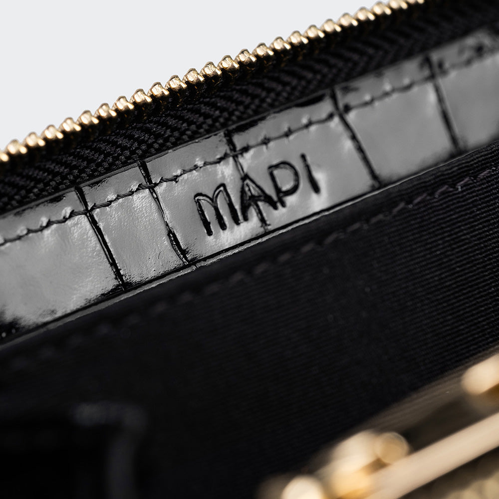 5110 Women Large Leather Wallet With Triple Compartments