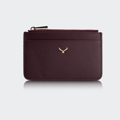 5507 Women Leather Card Holder With Zipper