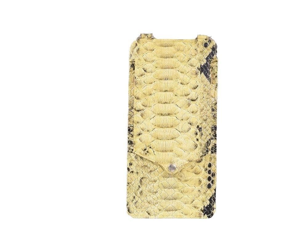 Bouletta Marlo Leather Universal Phone Case Snake Yellow / Leather