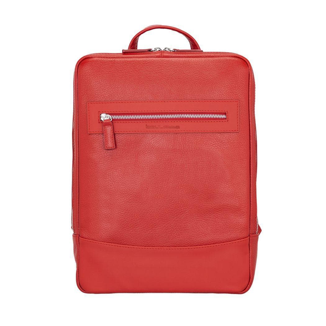 Bouletta Marlow Leather Backpack Red