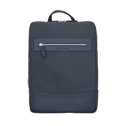 Bouletta Marlow Leather Backpack Dark Blue