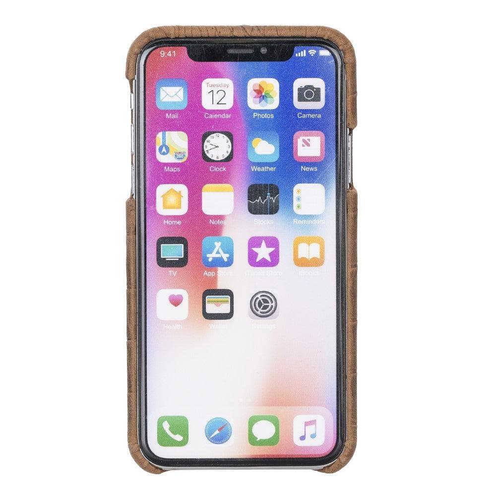 Bouletta Apple iPhone X and iPhone XS Full Covered Genuine Leather Case