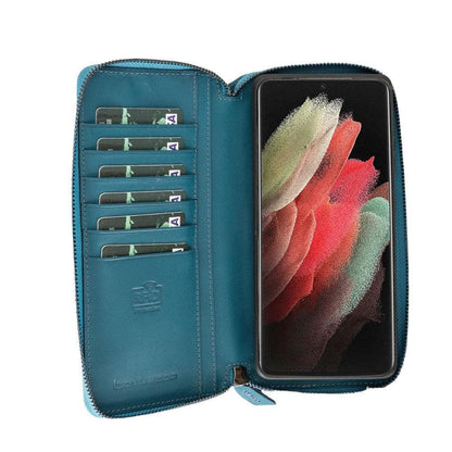 Bouletta Detachable Leather Zipper Wallet Cases for Samsung Galaxy S21 Series