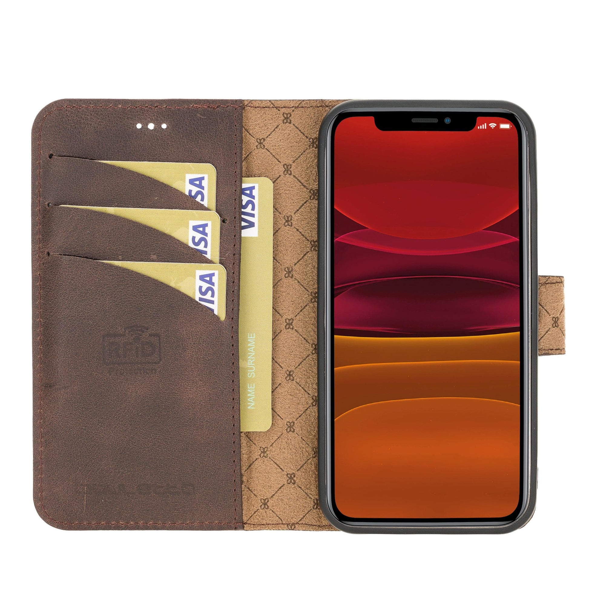 Bouletta Detachable Leather Wallet Cases for Apple iPhone 12 Series