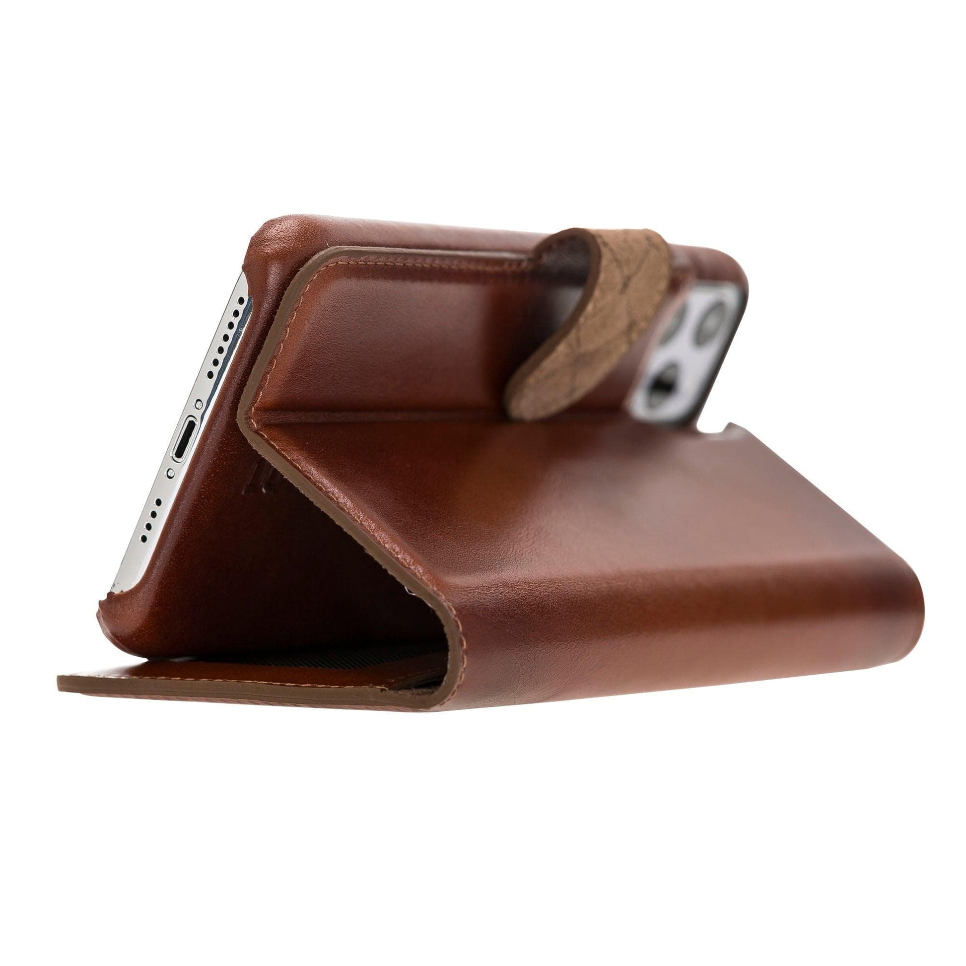 Bouletta Detachable Fully Covering Leather Wallet Case For Apple iPhone 11 Series