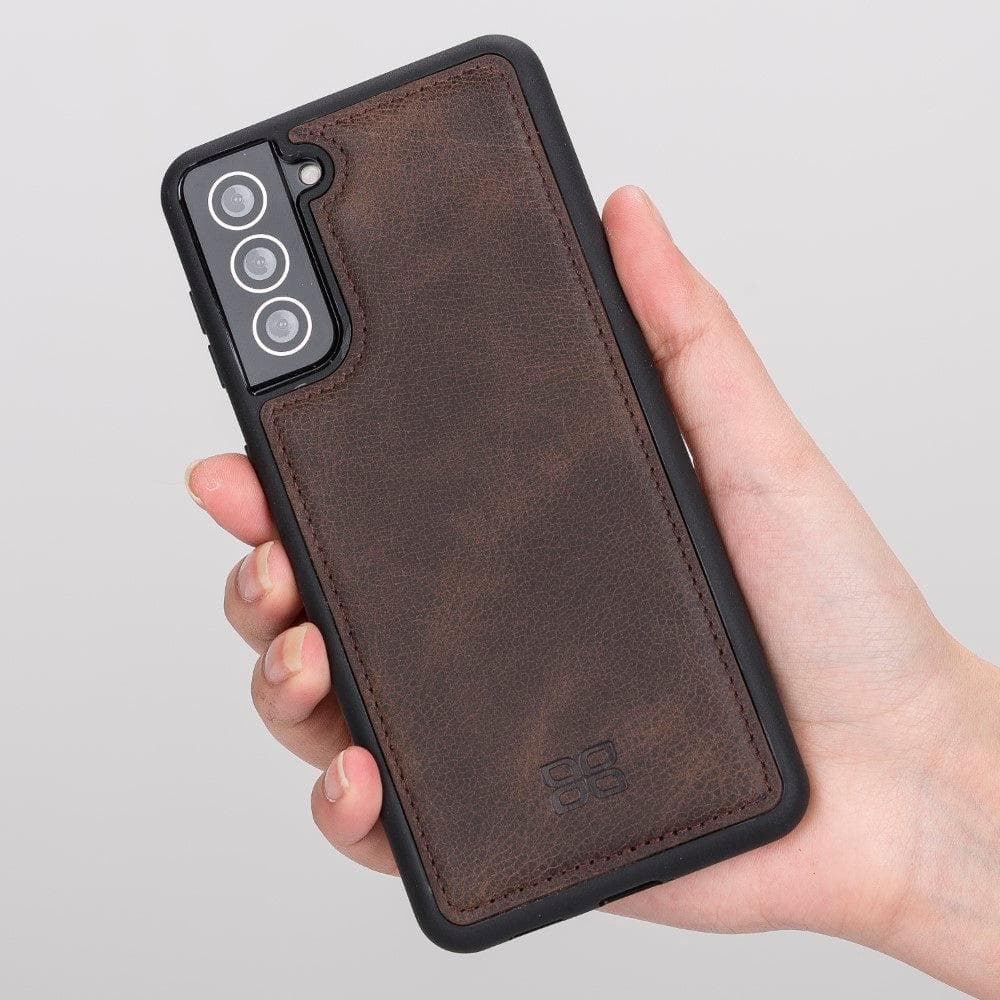 Bouletta Flex Cover Back Leather Cases for Samsung Galaxy S21 Series