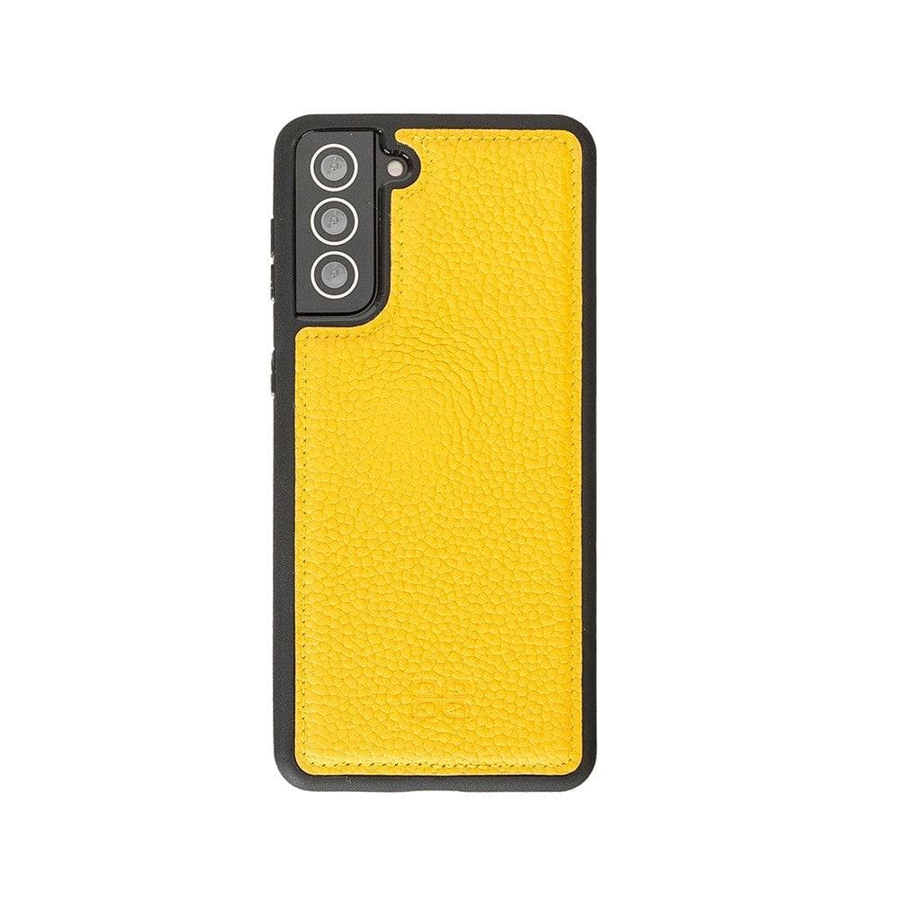 Bouletta Flex Cover Back Leather Cases for Samsung Galaxy S21 Series S21 Plus 6.7" / Yellow