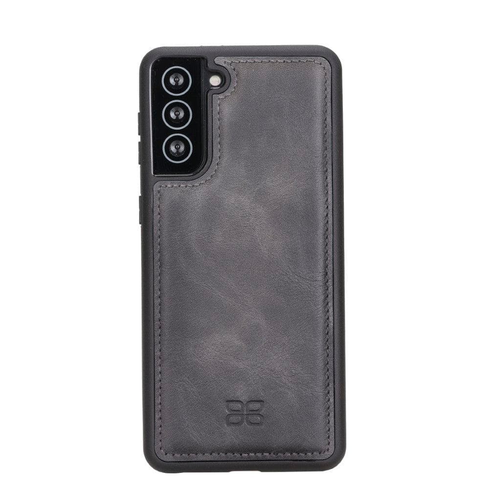 Bouletta Flex Cover Back Leather Cases for Samsung Galaxy S21 Series S21 Plus 6.7" / Gray