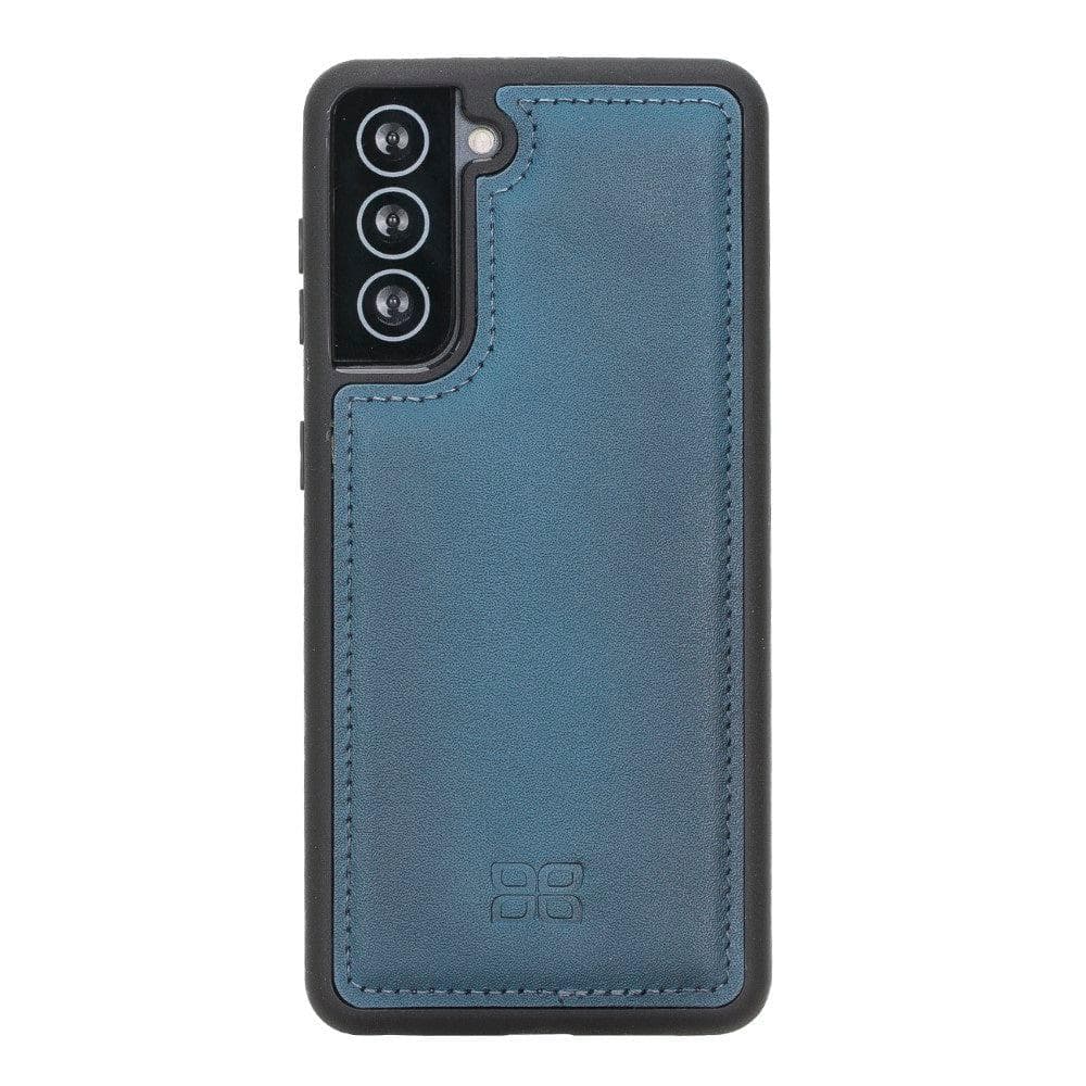 Bouletta Flex Cover Back Leather Cases for Samsung Galaxy S21 Series S21 Plus 6.7" / Blue