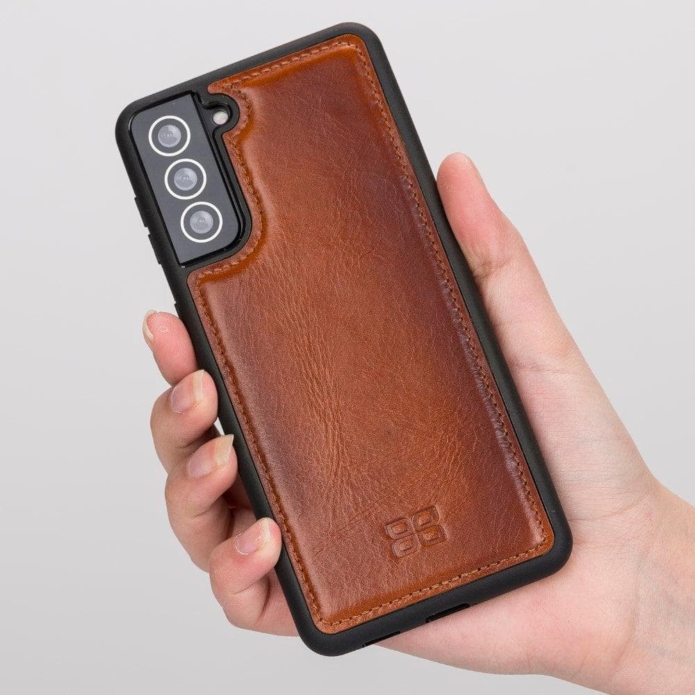 Bouletta Flex Cover Back Leather Cases for Samsung Galaxy S21 Series